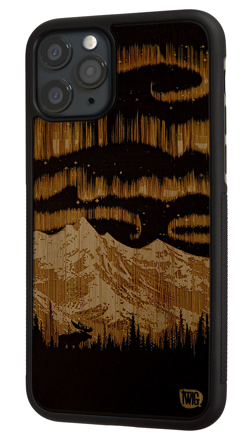 Northern Lights Bamboo iPhone Case